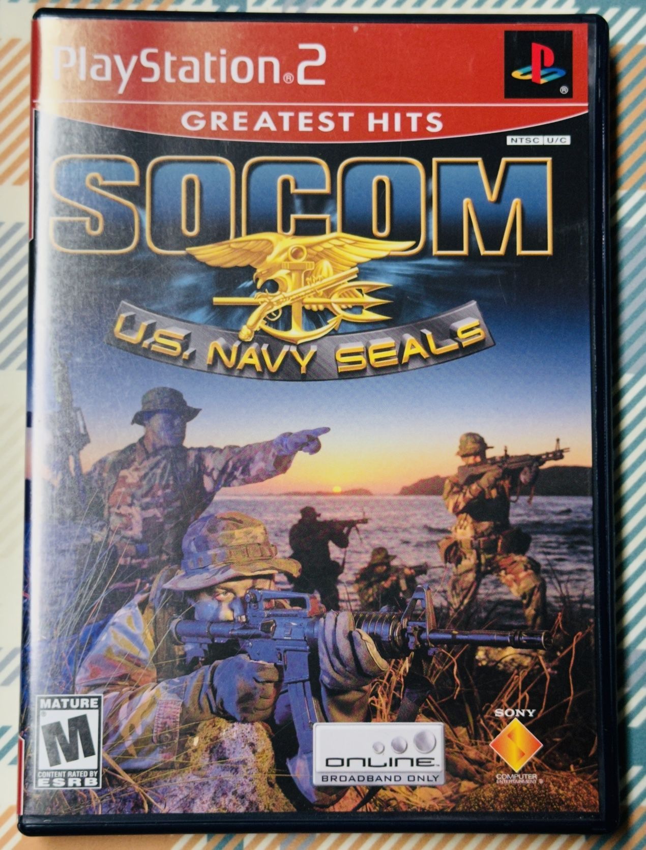 SOCOM: U.S. Navy Seals Greatest Hits PlayStation 2 PS2 Game With Manual