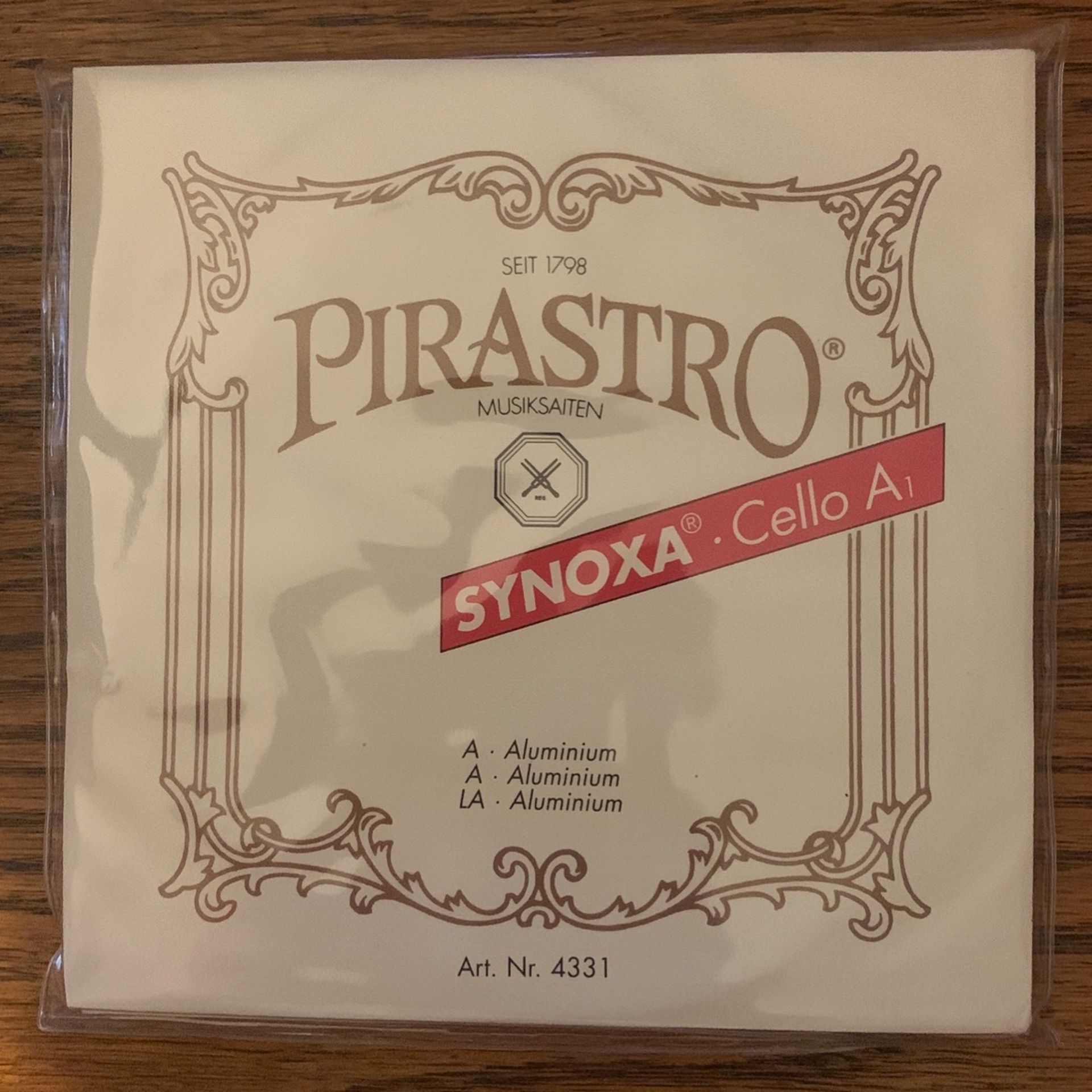 Pirastro Synoxa 4/4 Cello String Set