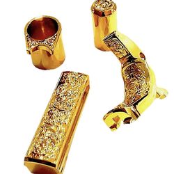 1911 Engraving Custom Metal Parts 24k Gold