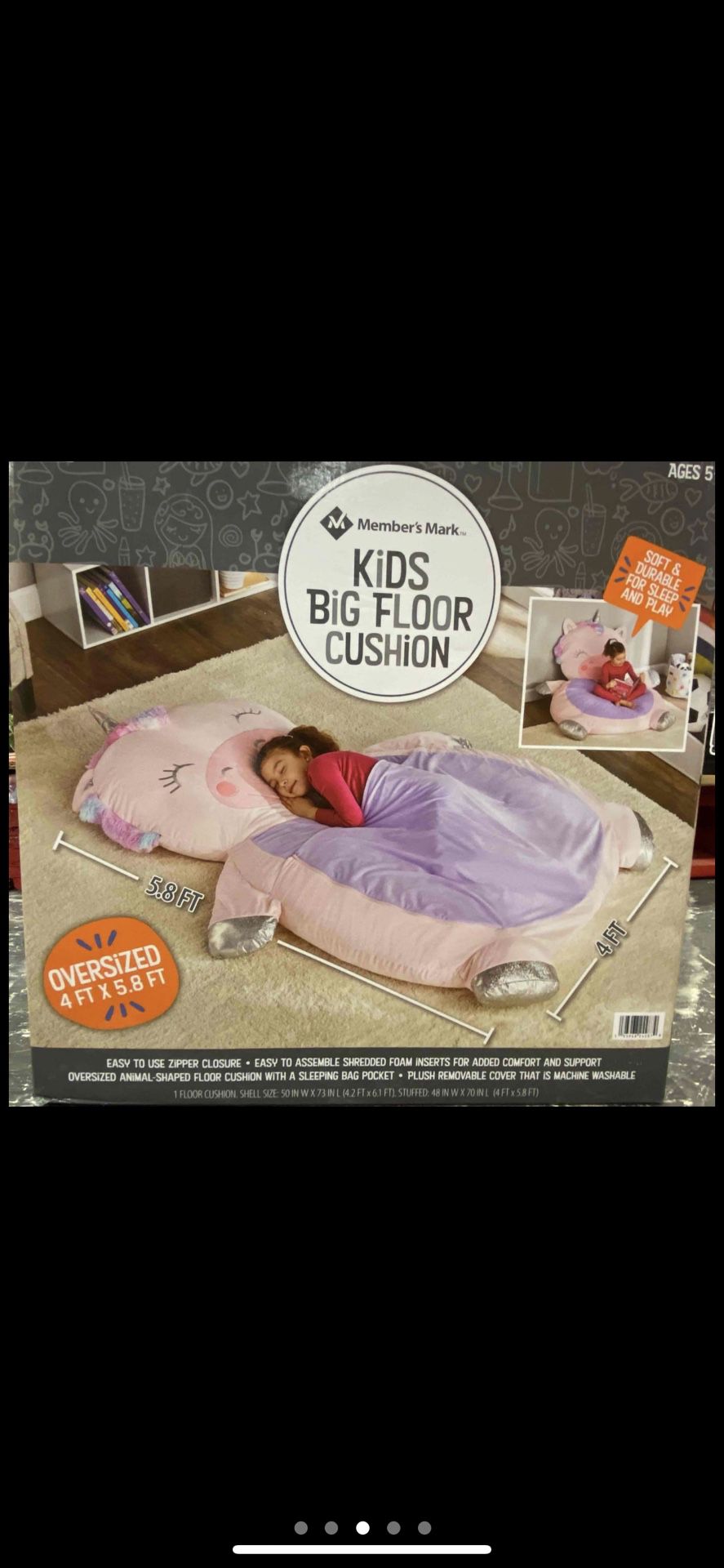 Kids Big Floor Cushion 