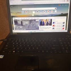 TOSHIBA  LAPTOP WITH FREE JVC HEADPHONE  AND FREE COOLING PAD