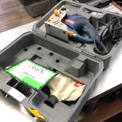 1003 Ryobi JM82 Corded 120v 6amp 11,000rpm Biscuit Joiner W/ Dust Bag In Hard Carry Case 532993