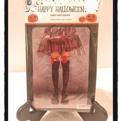 🎀 Red Bow 🎀 Thigh Highs (Knee High Socks) - 25.5" Tall  (OSFM) *NIP*