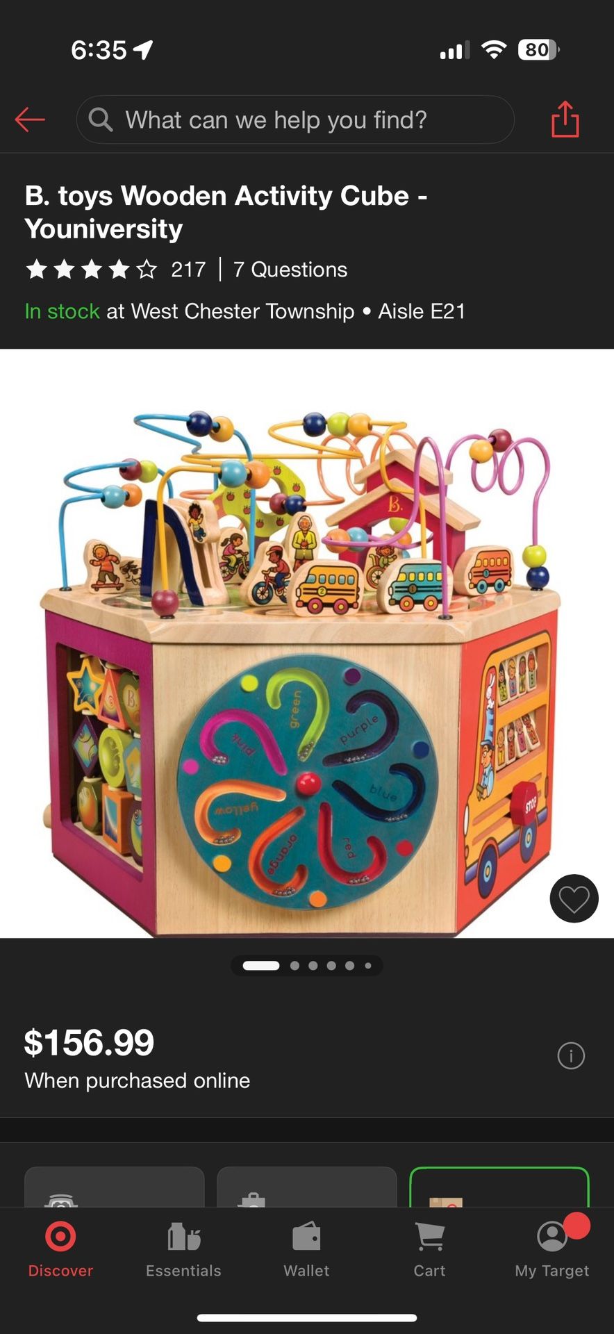 B. Toys Youniversity Activity Cube