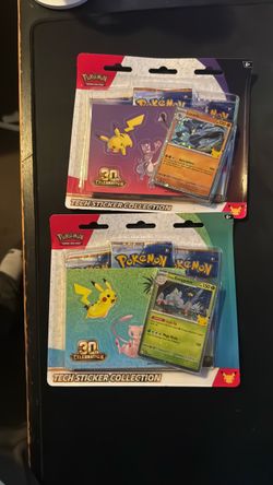 Pokémon 30th Celebration Tech Sticker Collection