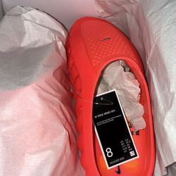 Nike Mind 001 Slide “Solar Red” Size 8w
