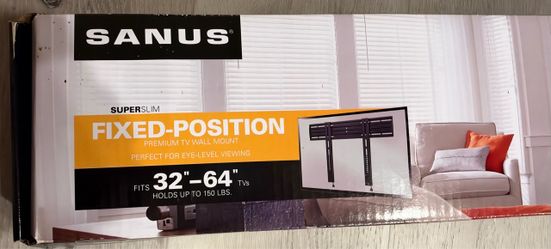 Sanus Fixed-Position TV Wall Mount 32–64"