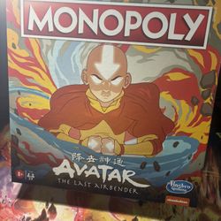 Monopoly Avatar : The Last Airbender Edition  Board Game by Hasbro - NEW