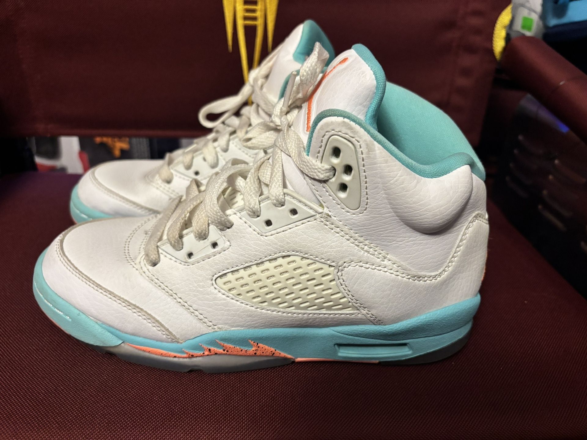 Jordan 5 Retro Light Aqua (GS) size 4y