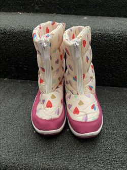 Girls Snow Boots Only Worn Once Size 13