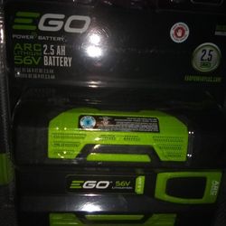 Ego  2.5 ah 56 Volt Batteries 