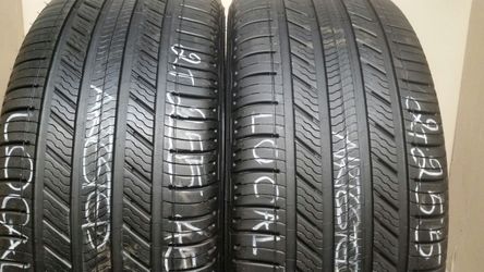 2 Tires 255 45 20 michelin premier ltx like new