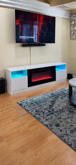 Beautiful Modern Fireplace TV Stand