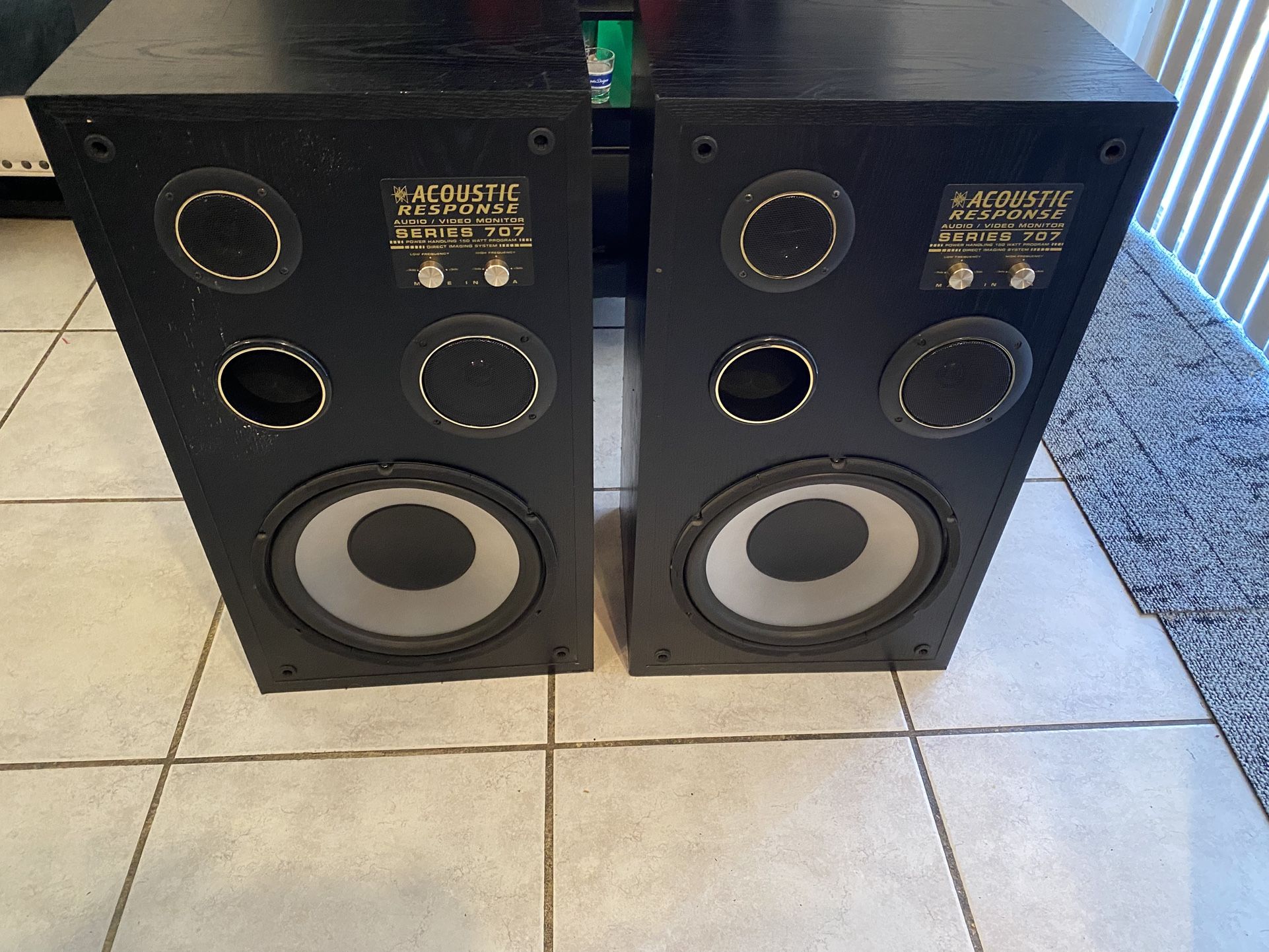 12” Acoustic Speakers (pair)