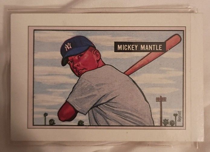 Mickey Mantle Sports Card 
