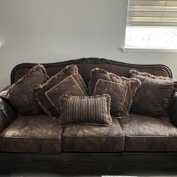 Traditional Love Seat and  Sofa