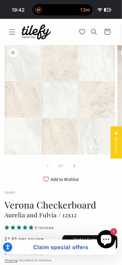 Title checker board pattern