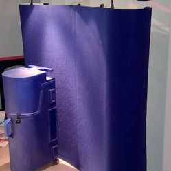 Trade Show Pop Up Display 6'x5' W/ Led Lights And Case