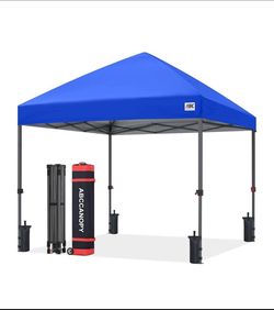 New Other ABCCANOPY 10’ x 10’ Pop Up Canopy Tent W/ Portable Wheeled Carry Bag