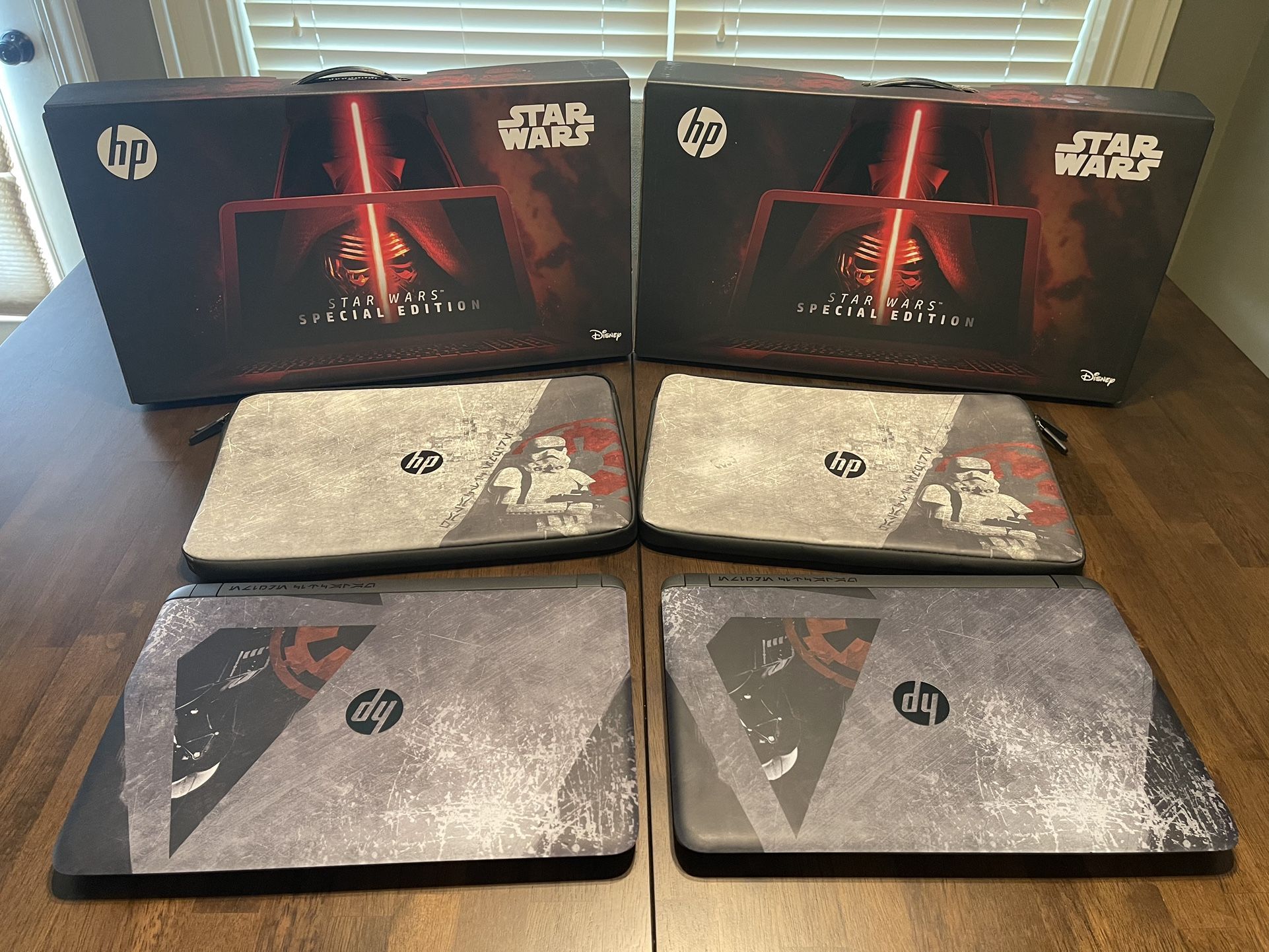 Two HP Star Wars Special Edition Laptops