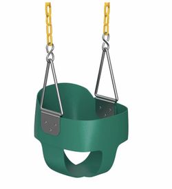 Baby Swing with Vinyl Coated Chain + 2Pcs Tree Swing Straps