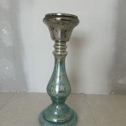 Large Glass Candle Holder