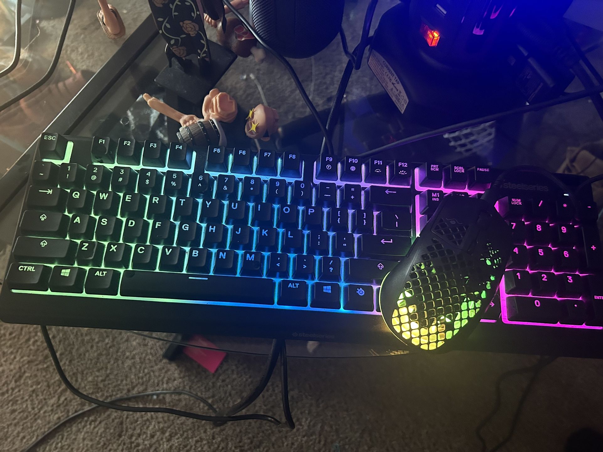 Gaming Steelseries Keyboard And Mouse 