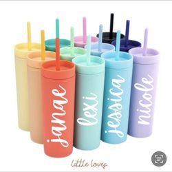 Custom tumblers $10