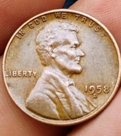 1958 D Wheat Penny 