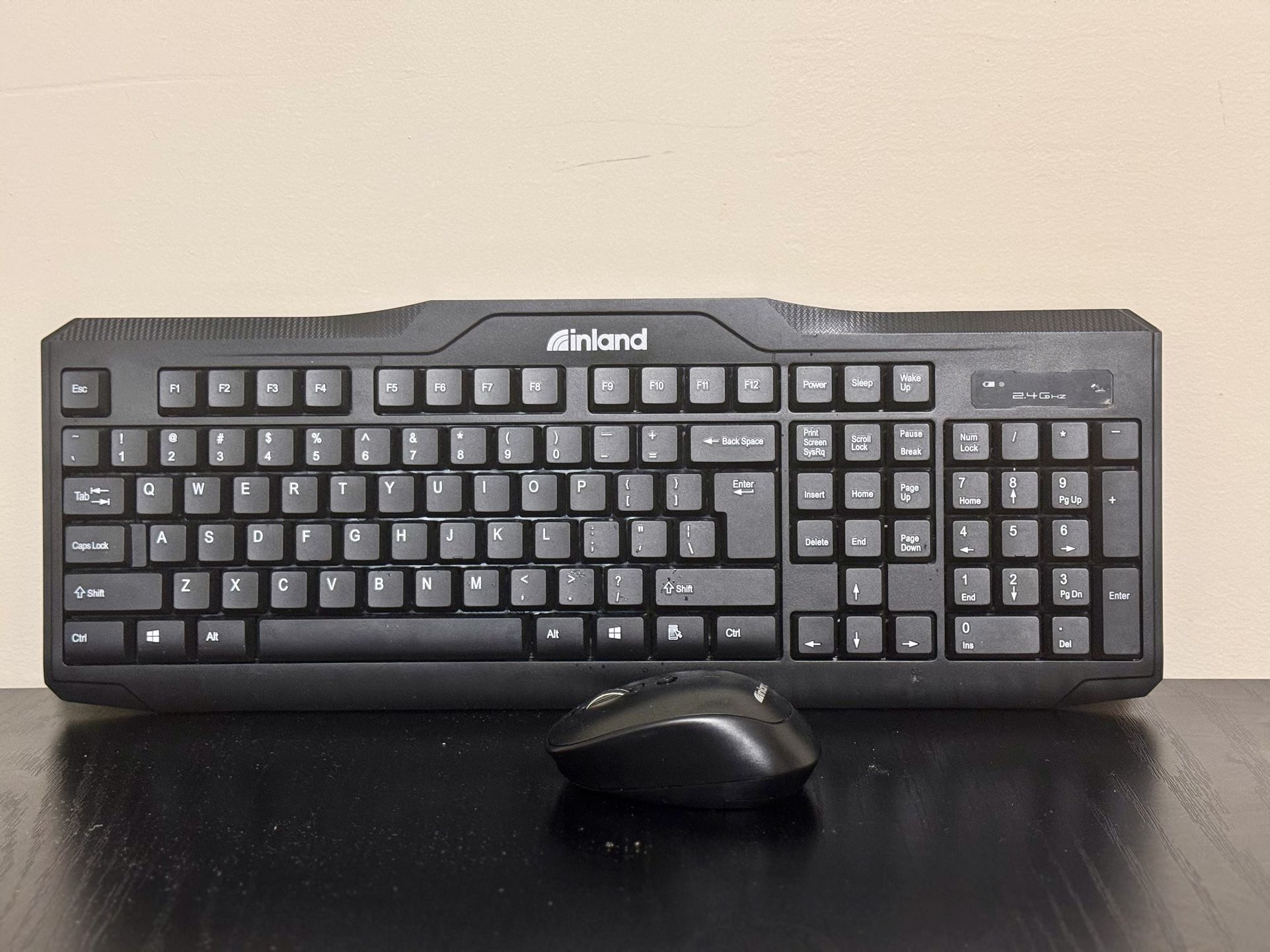 Wireless Keyboard and mouse-10$