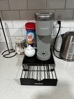 Keurig & k-cup storage tray.