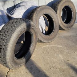 LT 245-75-16.... THREE TIRES ..... ALL lt Mastercraft... 2023 .. 2022 date code...50 percent tread 