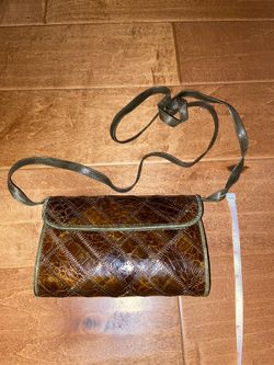 Leather crossbody bag