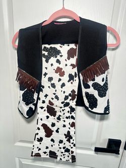 Girl Costume- cowgirl pants/ vest