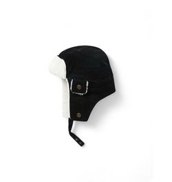 Used! Janie and Jack SHERPA-LINED TRAPPER HAT Sz 6 to 8