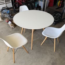 Small table with chairs