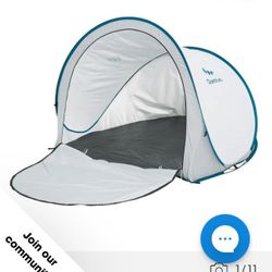 Beach Shelter And Morrey Boogie Board