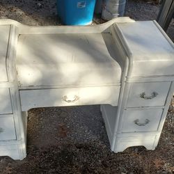 Vintage Vanity And Full Bed Frame