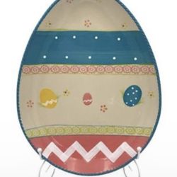 Temp-tations Seasonal 15" Figural Platter with Metal Stand