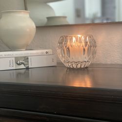 Glass Candle Holder