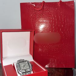 VVS Moissanite Automatic Stainless Steel Watch