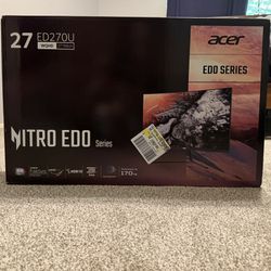 Acer Gaming Monitor Display Curved 1440p 170hz 27in