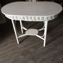 Wicker Table With Formica Top