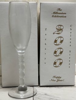 Set of 2 champagne glasses
