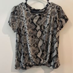 Snake Print Blouse