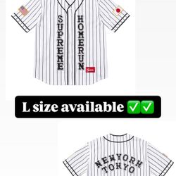 Supreme SS 25’ Week 12 Home run Baseball Jersey Tee
