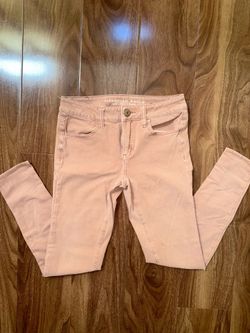American Eagle Outfitters Light Pink Skinny Jeans