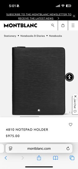 Montblanc Notepad Holder (Brand New)