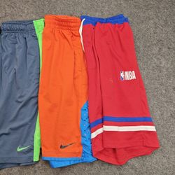 Nike Dri Fit Men's Active Shorts XL Bundle Baseball Football Gym Workout 