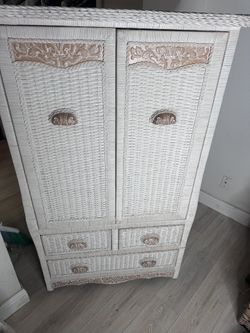 Rattan Wicker dresser